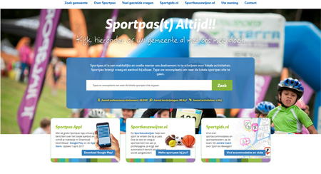 nieuwe site sportpas